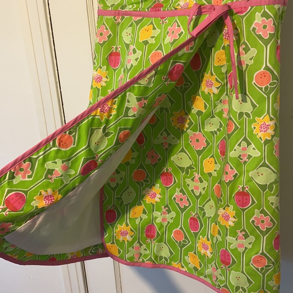 Lilly Pulitzer strapless wrap dress A-Maze-Ing - Picture 7 of 9